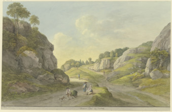 Marien valley near Eisenach, 1805. Creator: Georg Melchior Kraus.