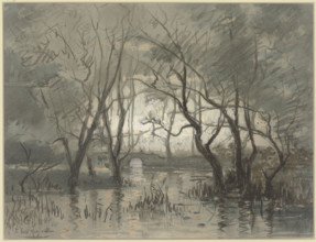 At the Wasserhof near Oberrad, c1880-1900. Creator: Ernst Morgenstern.