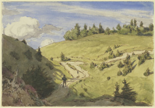 Landscape in the Black Forest, 1894. Creator: Hans Thoma.