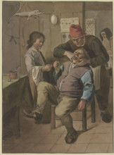 The village dentist, c1790-1834. Creator: Jean Pierre de Frey.