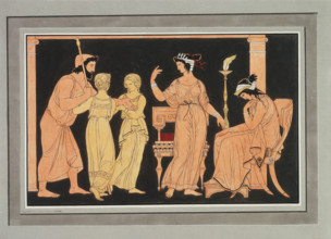 Thetis orders weapons for Achilles from Hephaestus, c1832. Creator: Philipp Veit.