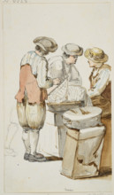 Men from Bern, c1771-1772. Creator: Georg Melchior Kraus.