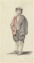 Standing Black Forest farm boy from the front, c1771-1772. Creator: Georg Melchior Kraus.