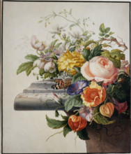 Bouquet of Flowers, 1700. Creator: Herman Henstenburgh.