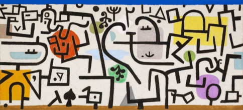 Rich Harbour, (A picture of a journey), 1938. Creator: Paul Klee.