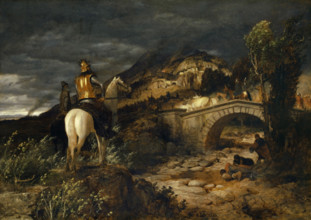 The March of the Goths, 1881. Creator: Arnold Bocklin.