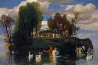 The island of life, 1888. Creator: Arnold Bocklin.