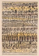 ARA. "Cooling in a Garden of the Torrid Zone", 1924. Creator: Paul Klee.