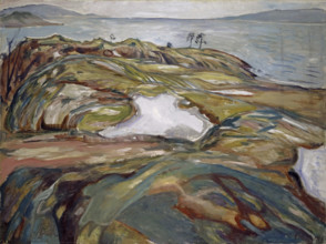 Coastal Landscape, 1918. Creator: Edvard Munch.