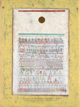 A Page from the Book of Towns, 1928. Creator: Paul Klee.