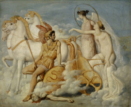 Venus, Injured by Diomedes, Returns to Olympus, 1805. Creator: Jean-Auguste-Dominique Ingres.