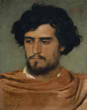 Head of a Roman, 1863. Creator: Arnold Bocklin.
