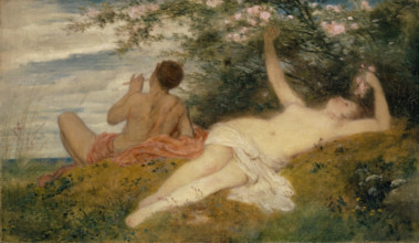 Spring, (sketch), 1862. Creator: Arnold Bocklin.
