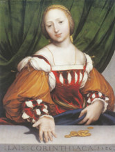 Lais of Corinth, 1526. Creator: Hans Holbein the Younger.