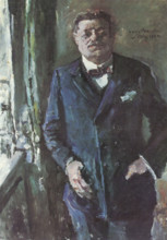 Portrait of the Reich President, Friedrich Ebert, 1924. Creator: Lovis Corinth.