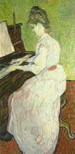 Marguerite Gachet at the Piano, 1890. Creator: Vincent van Gogh.