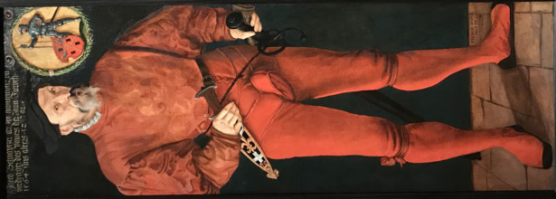 Portrait of Jacob Schwytzer, 1564. Creator: Tobias Stimmer.