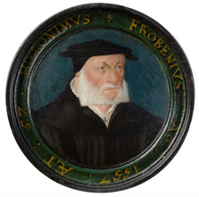 Capsule Portrait of Hieronymus Froben, 1557. Creator: Unknown.