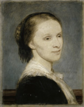Portrait of Anna Elisabeth Burckhardt-Brenner, 1868-69. Creator: Arnold Bocklin.