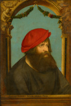 Portrait of Hans Herbst, (Herbster), 1516. Creator: Hans Holbein the Younger.