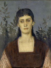 Portrait of Clara Böcklin, Eldest Daughter of the Artist, 1876. Creator: Arnold Bocklin.