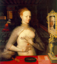 Portrait of a Lady, 1590. Creator: Fontainebleau School.