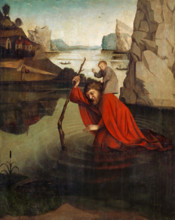 Saint Christopher, 1440. Creator: Konrad Witz.