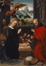 The Nativity, 1525. Creator: Adriaen Isenbrandt.