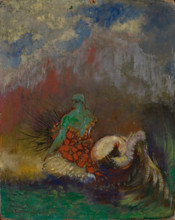 Siren, 1900. Creator: Odilon Redon.