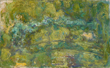 The Footbridge over the Water Lily Pond, 1919. Creator: Claude Monet.