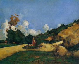 The Country Road, c1871. Creator: Paul Cezanne.