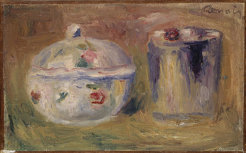 Sugar bowl and Beaker, c1900. Creator: Pierre-Auguste Renoir.