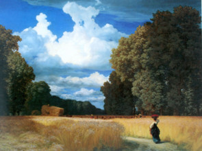 The harvest, 1860. Creator: Robert Zund.