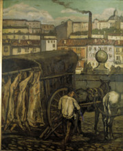 'The meat wagon', 1919. Creator: José Gutiérrez Solana.