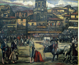 'Capea in Ronda', 1926-1927.  Creator: José Gutiérrez Solana.