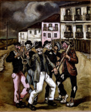 'Mascaras vinateras', 1938.  Creator: José Gutiérrez Solana.