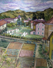 'Paisaje de Hendaya', late 19th-early 20th century. Creator: Juan de Echevarria.