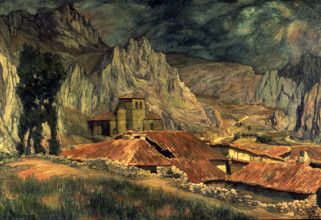 'Pancorbo', 1917. Creator: Ignacio Zuloaga.