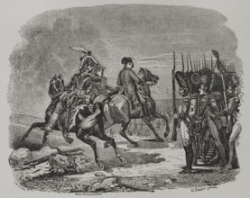 Napoleon I at the Battle of Jena, (14 October 1806), 1856.  Creator: Williams.