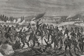 Franco-Prussian War (1870-1871): Battle of Noisseville (31 August 1870), 1870.  Creator: Tomás Carlos Capuz.