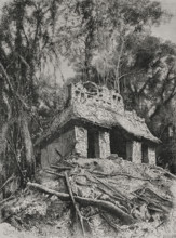 Temple of the Sun, Palenque, State of Chiapas, Mexico, 1892.  Creator: Unknown.