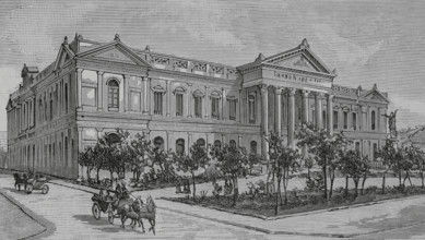 Former National Congress Building, Santiago, (Santiago de Chile), Chile, 1883. Creator: Unknown.