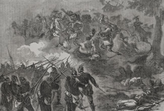 Franco-Prussian War (1870-1871): Battle of Sedan (1-2 September 1870).  Creator: Tomás Carlos Capuz.