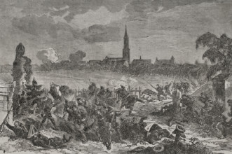 Franco-Prussian War (1870-1871): Siege of Strasbourg (15 August-28 September 1870), 1870.  Creator: Unknown.