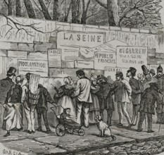 Franco-Prussian War (1870-1871): Siege of Paris (19 September 1870 to 28 January 1871), 1870. Creator: Joaquín Sierra y Ponzano.
