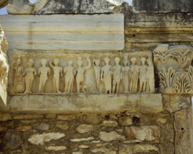 Frieze from Temple of Hadrian, Ephesus, Anatolia, Turkey, 4th century AD (Replica), 1999.  Creator: LTL.