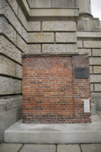 Fragment of the wall from Gdansk shipyard, Berlin, Germany, 2025. Creator: LTL.