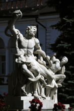 Copy of the famous sculptural group Laocoon and his Sons, Odessa Archaeological Museum, Ukraine,2011 Creator: LTL.