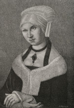 Sibylle of Saxony, (1515-1592), Saxon princess of the Albertine line of the House of Wettin, 1877.  Creator: J Petot.