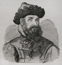 Portrait of Johannes Gutenberg, (c1399-1468), German inventor, 1877.  Creator: Unknown.
